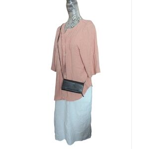 Frank And Oak Black Crossbody Wallet Bag